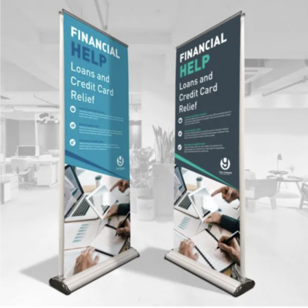 Deluxe Double-Sided Retractable Banner Stands